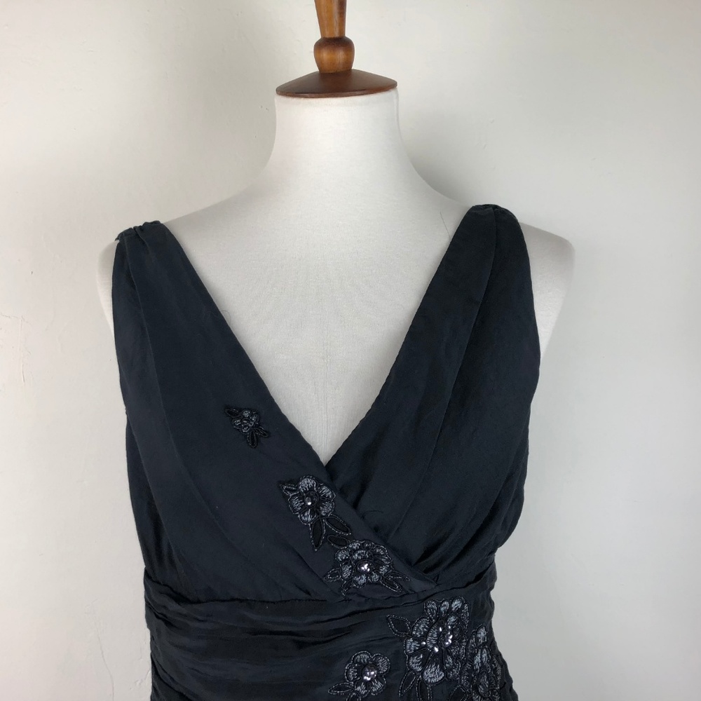 Monsoon Women's US Size 10 Dress Silk Blend Black - Picture 3 of 8